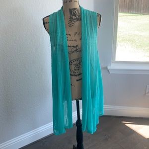 Sleeveless cardigan!